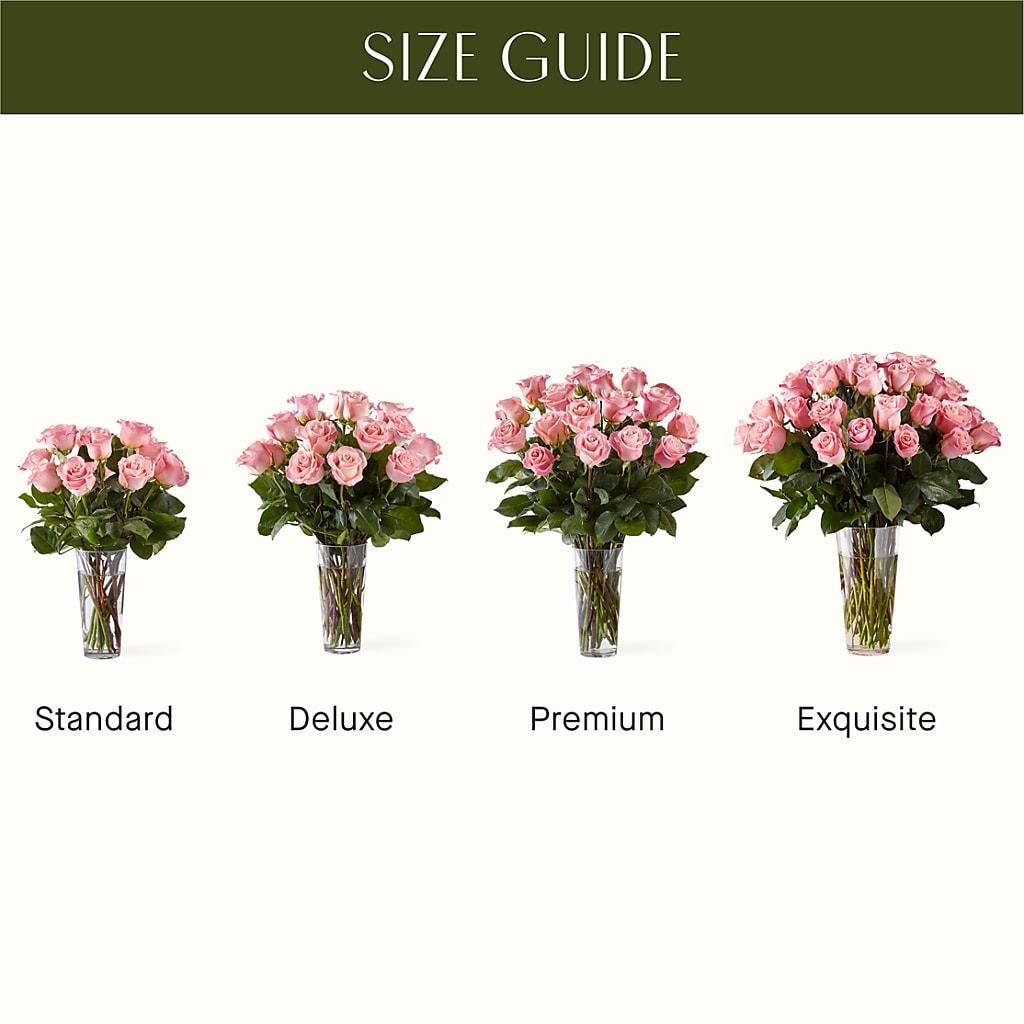 Long Stem Pink Rose Bouquet – GEHRKE FLORAL & GREENHOUSES, Mondovi WI