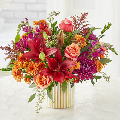 Burgundy Landscape Bouquet – GEHRKE FLORAL & GREENHOUSES, Mondovi WI