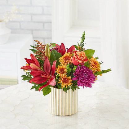 Burgundy Landscape Bouquet – GEHRKE FLORAL & GREENHOUSES, Mondovi WI