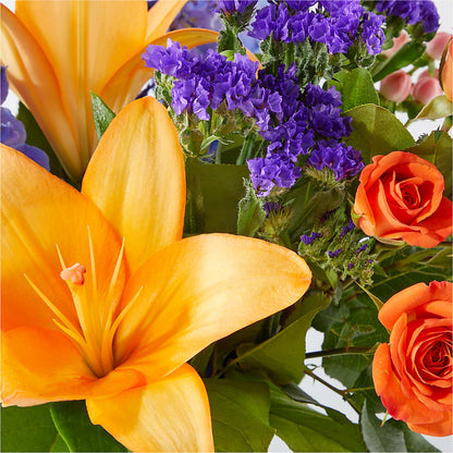 Radiant Citrus Bouquet – GEHRKE FLORAL & GREENHOUSES, Mondovi WI