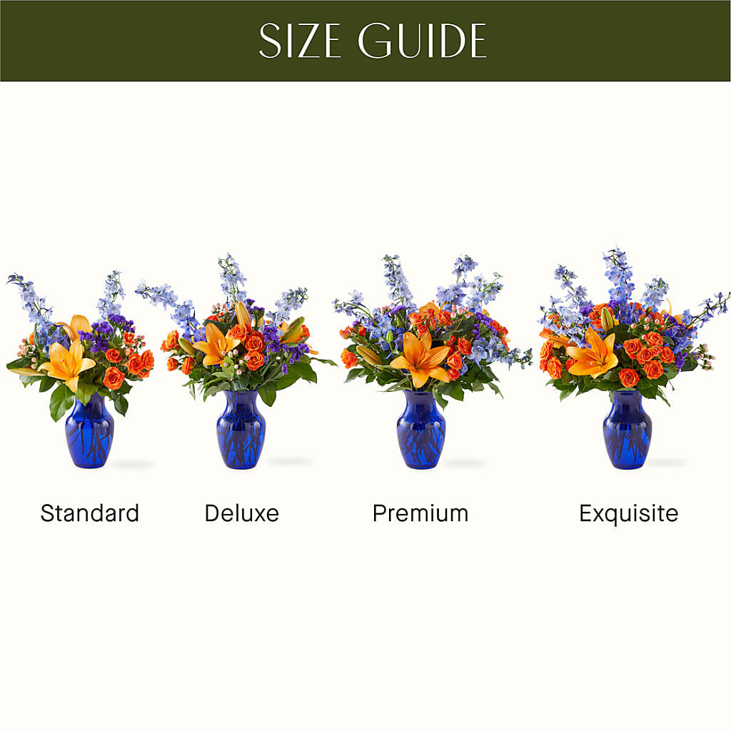 Radiant Citrus Bouquet – GEHRKE FLORAL & GREENHOUSES, Mondovi WI