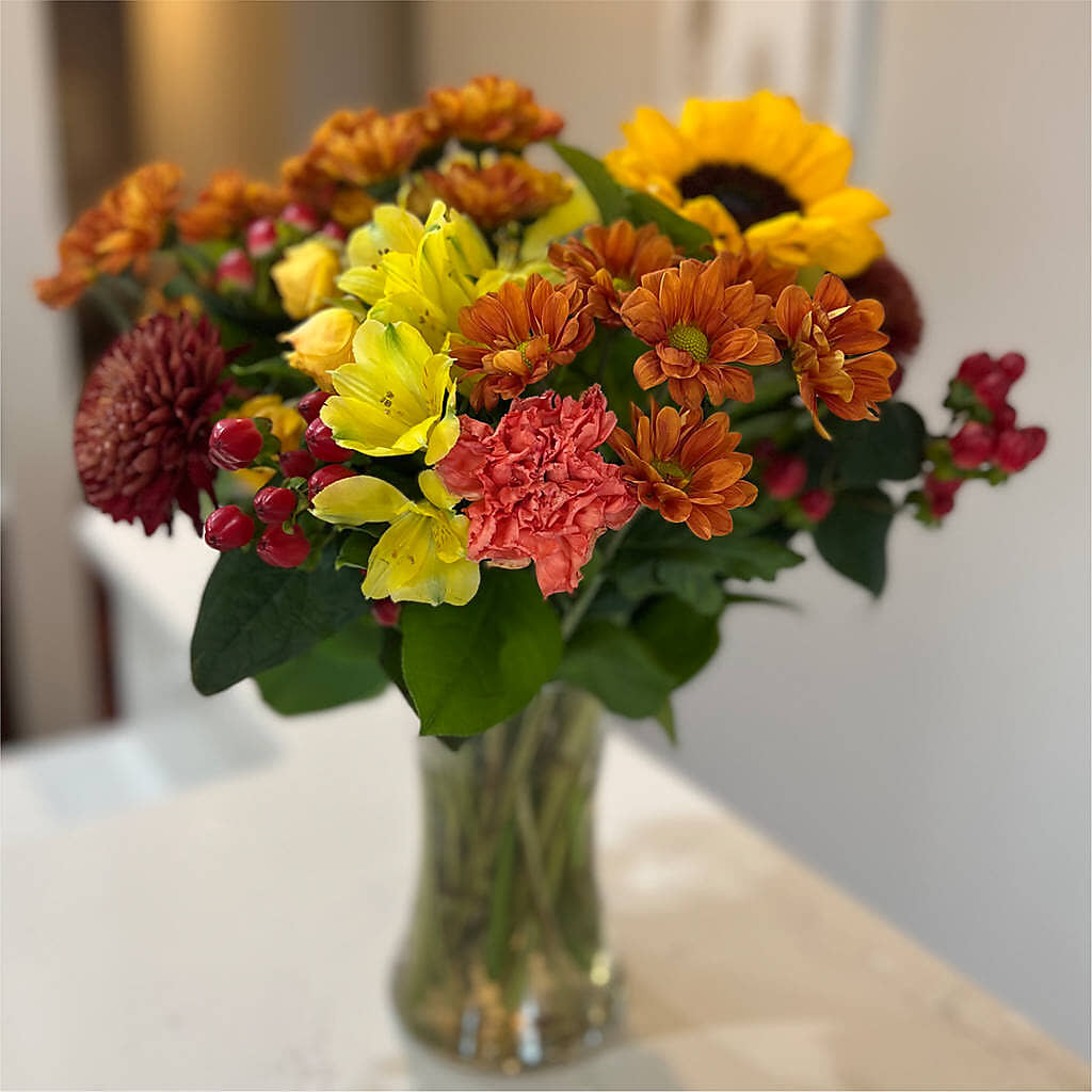 Fall Delight – A Florist Original – GEHRKE FLORAL & GREENHOUSES, Mondovi WI