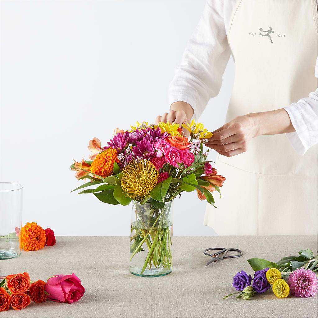 Feast of Color – A Florist Original – GEHRKE FLORAL & GREENHOUSES, Mondovi WI