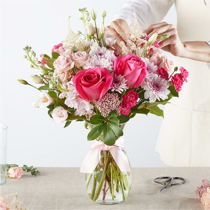 Pink Ribbon - A Florist Original – GEHRKE FLORAL & GREENHOUSES, Mondovi WI