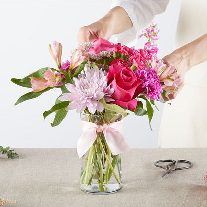 Pink Ribbon - A Florist Original – GEHRKE FLORAL & GREENHOUSES, Mondovi WI