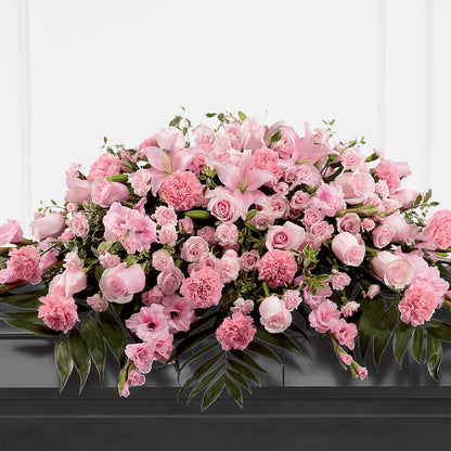 Garden of Comfort Casket Spray (Standard) – GEHRKE FLORAL & GREENHOUSES, Mondovi WI