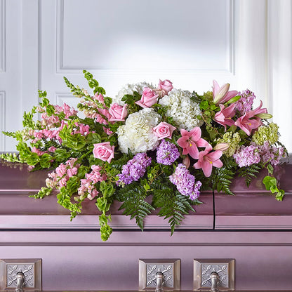 Life's Gratitude Casket Spray – GEHRKE FLORAL & GREENHOUSES, Mondovi WI