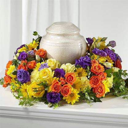 Blossoms of Remembrance Cremation Adornment – GEHRKE FLORAL & GREENHOUSES, Mondovi WI