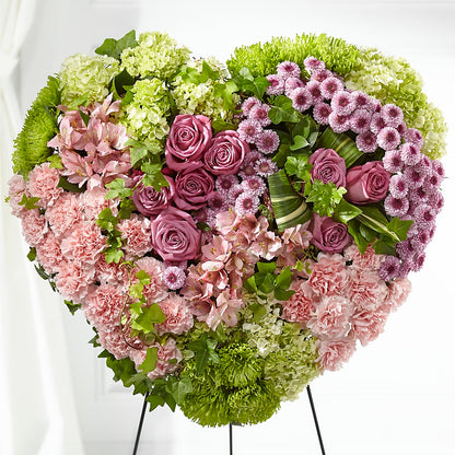 Heartwarming Standing Heart – GEHRKE FLORAL & GREENHOUSES, Mondovi WI