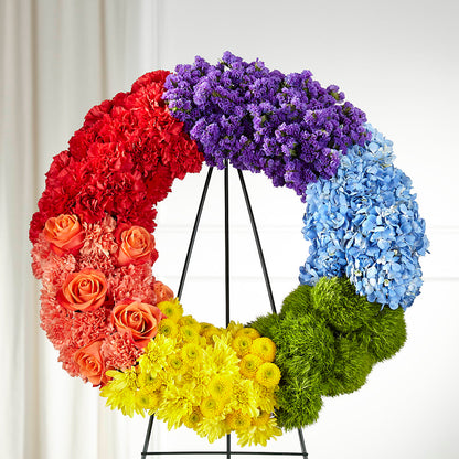 Circle of Love Wreath – GEHRKE FLORAL & GREENHOUSES, Mondovi WI