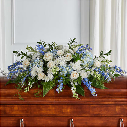 Timeless Essence Casket Spray – GEHRKE FLORAL & GREENHOUSES, Mondovi WI