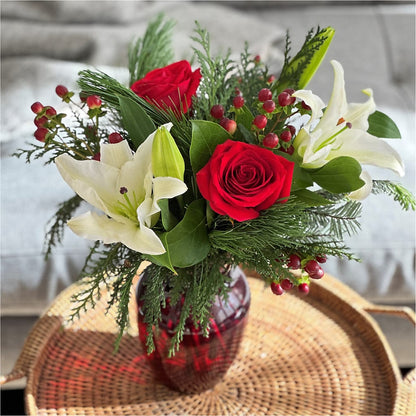 Evergreen Delight Bouquet – GEHRKE FLORAL & GREENHOUSES, Mondovi WI