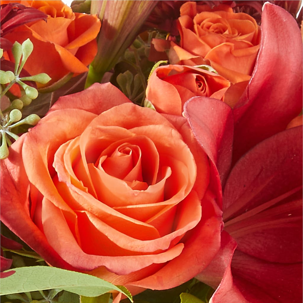 Crimson Leaves Bouquet – GEHRKE FLORAL & GREENHOUSES, Mondovi WI