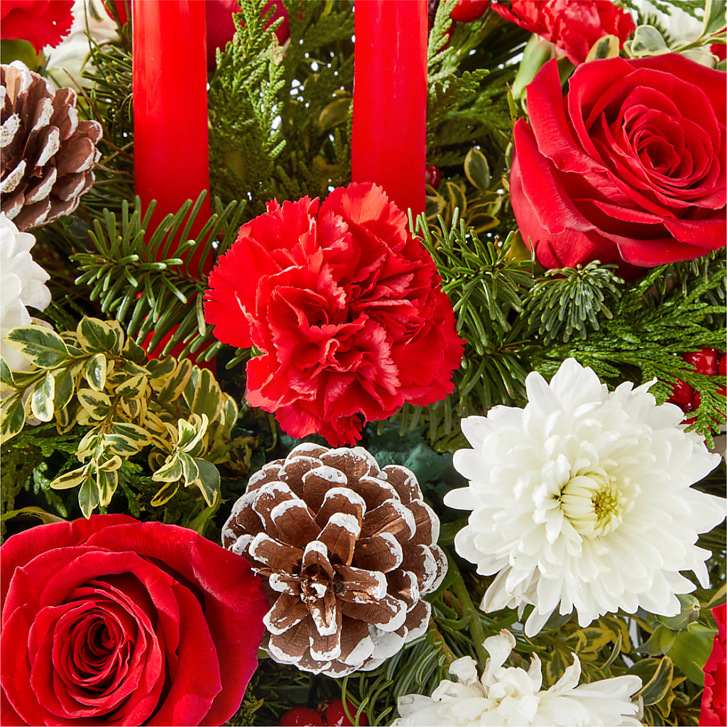 Holiday Soiree Centerpiece – GEHRKE FLORAL & GREENHOUSES, Mondovi WI