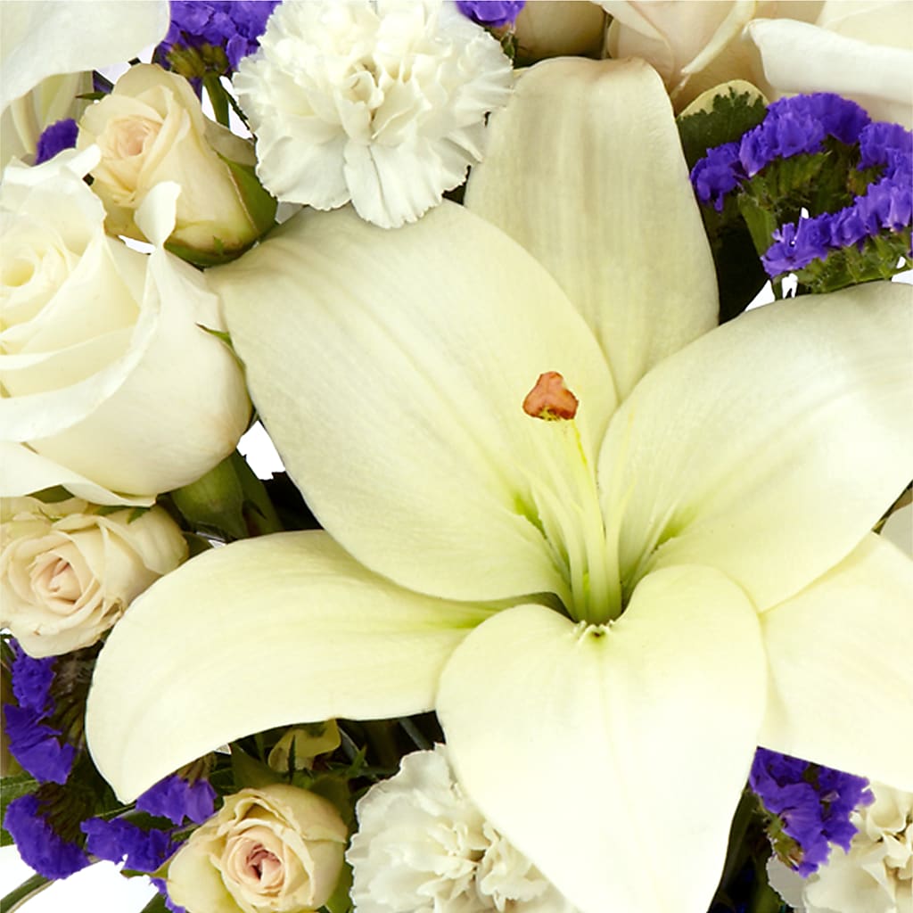 Sapphire Rush Bouquet – GEHRKE FLORAL & GREENHOUSES, Mondovi WI