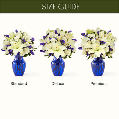 Sapphire Rush Bouquet – GEHRKE FLORAL & GREENHOUSES, Mondovi WI