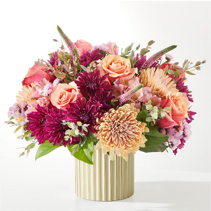 Berry Cobbler Bouquet with Ivory Vase – GEHRKE FLORAL & GREENHOUSES, Mondovi WI
