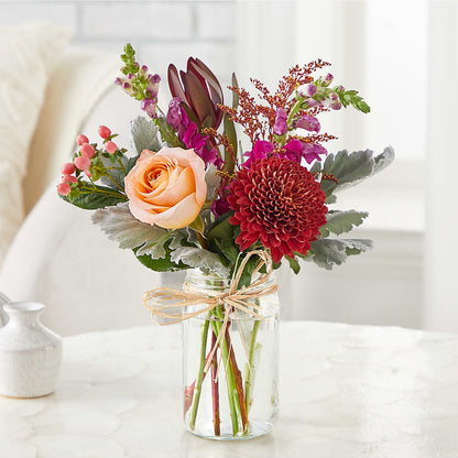 Moody Hues Bouquet – GEHRKE FLORAL & GREENHOUSES, Mondovi WI