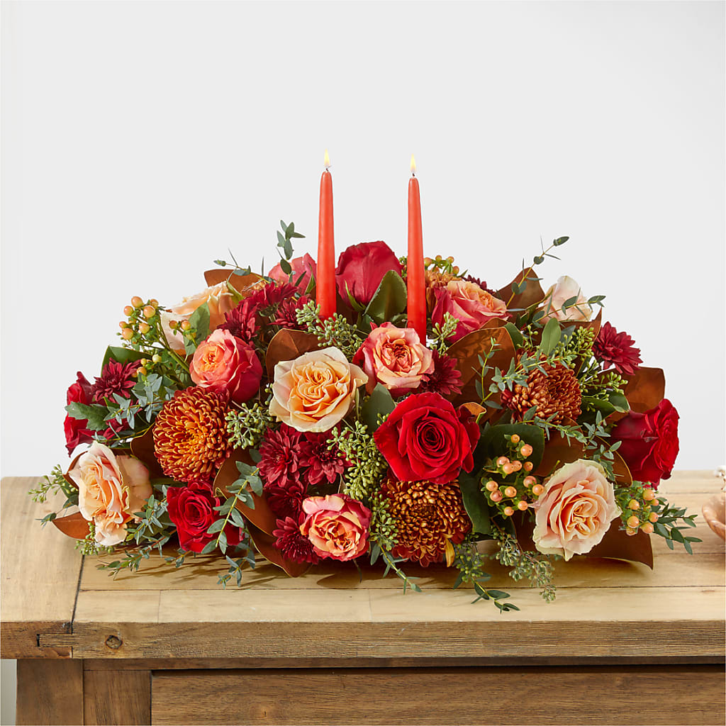 Gather Near Centerpiece – GEHRKE FLORAL & GREENHOUSES, Mondovi WI