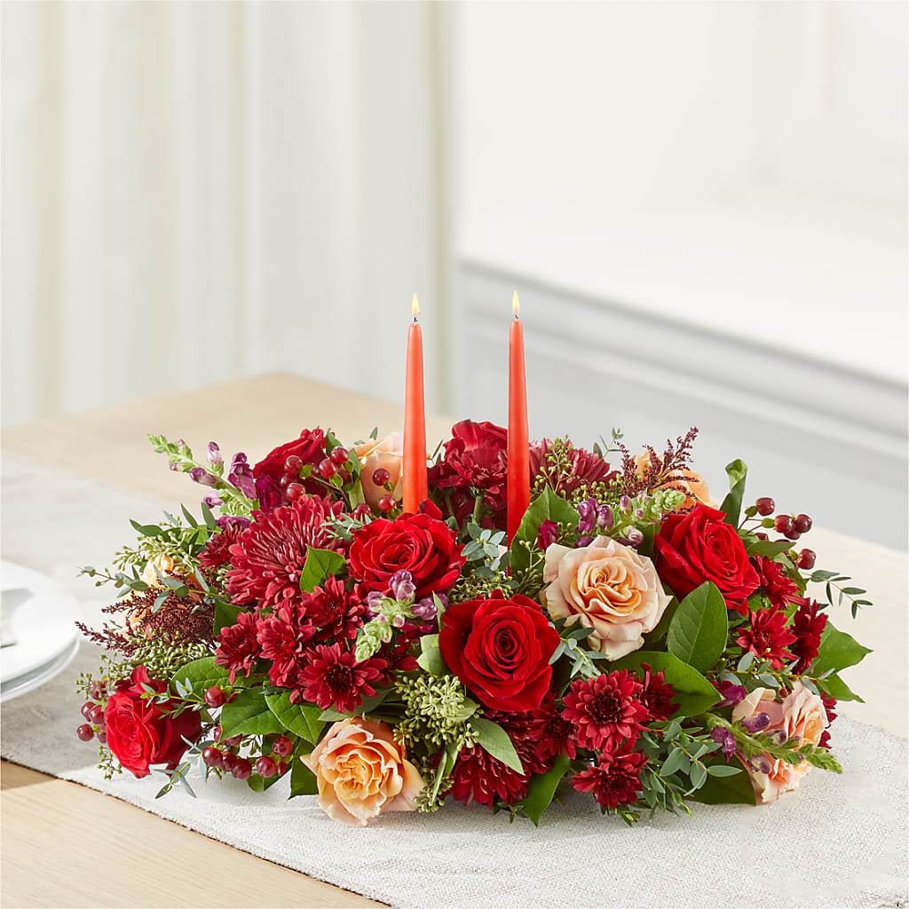 Most Thankful Centerpiece – GEHRKE FLORAL & GREENHOUSES, Mondovi WI