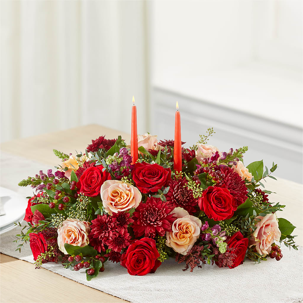 Most Thankful Centerpiece – GEHRKE FLORAL & GREENHOUSES, Mondovi WI