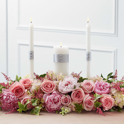 Worldwide Romance Unity Candle Arrangement – GEHRKE FLORAL & GREENHOUSES, Mondovi WI
