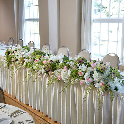 State of Joy Head Table Arrangement – GEHRKE FLORAL & GREENHOUSES, Mondovi WI