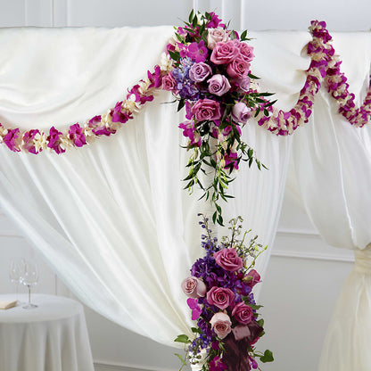 Color & Light Chuppah Decor – GEHRKE FLORAL & GREENHOUSES, Mondovi WI
